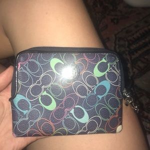Coach wristlet purse